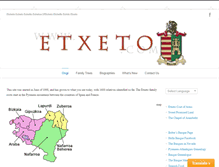 Tablet Screenshot of etxeto.com